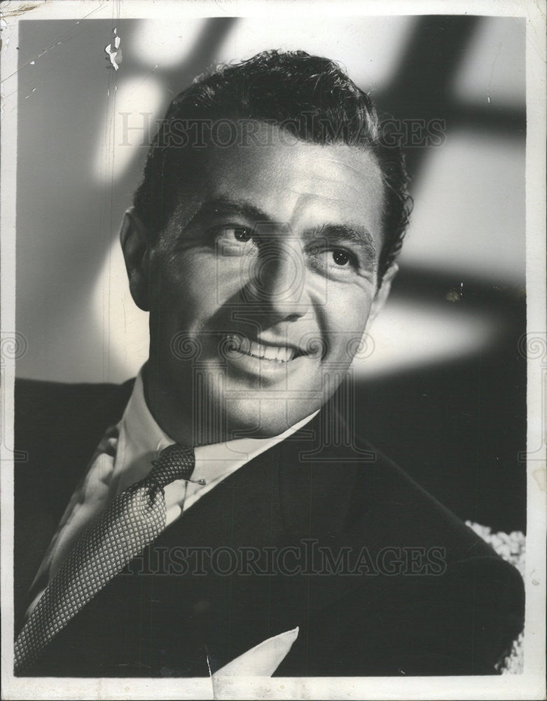 1950 Press Photo Tony Martin Croon Prince of Screen and Radio - Historic Images