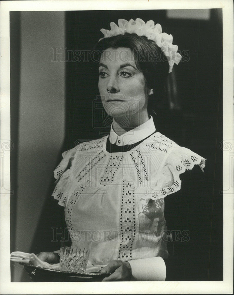 1974 Press Photo Jean Marsh in &quot;Upstairs, Downstairs&quot; on Masterpiece Theatre - Historic Images