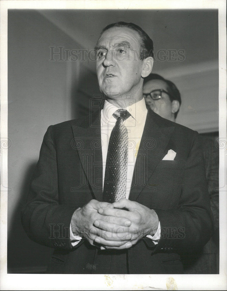 1960 Press Photo Ernest Marples a British Cabinet Minister - Historic Images