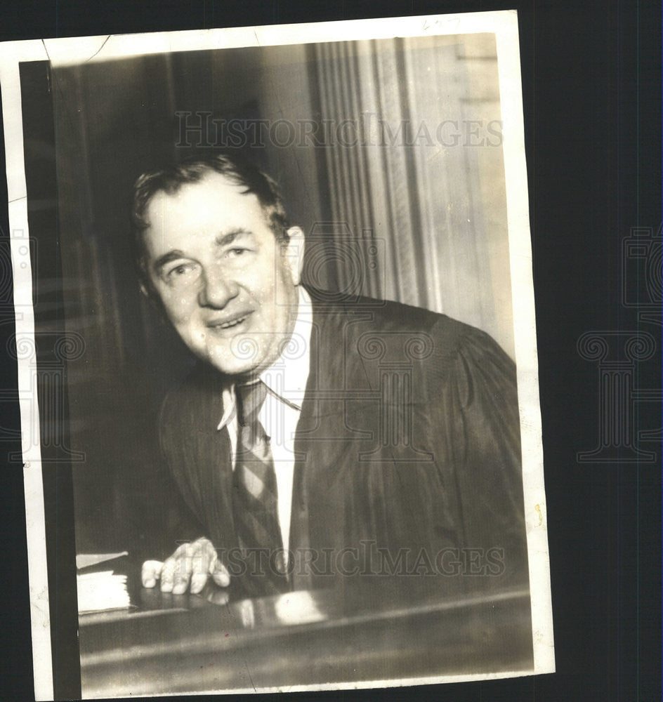 1938 Press Photo US Judge Martin Issued Injunction To Join Troops - Historic Images