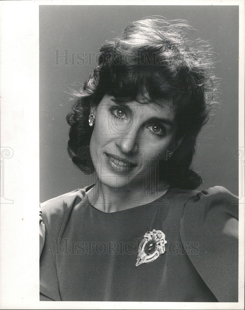 1985 Press Photo Actress Andrea Marcovicci - Historic Images