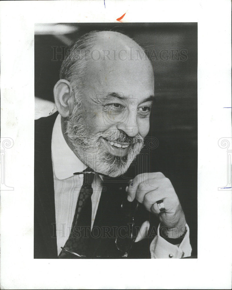 1984 Press Photo Photograph Is An Picture Of Stanley Marcus President Of Marcus - Historic Images