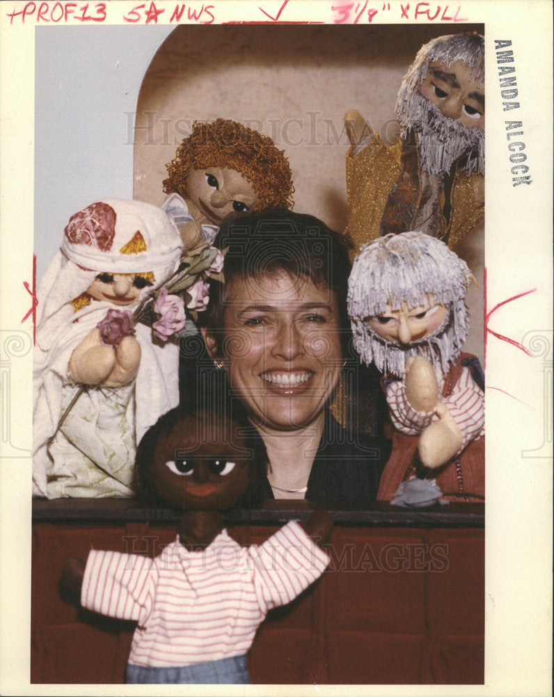 1992 Press Photo Susan Bass of the Puppet Theater - Historic Images