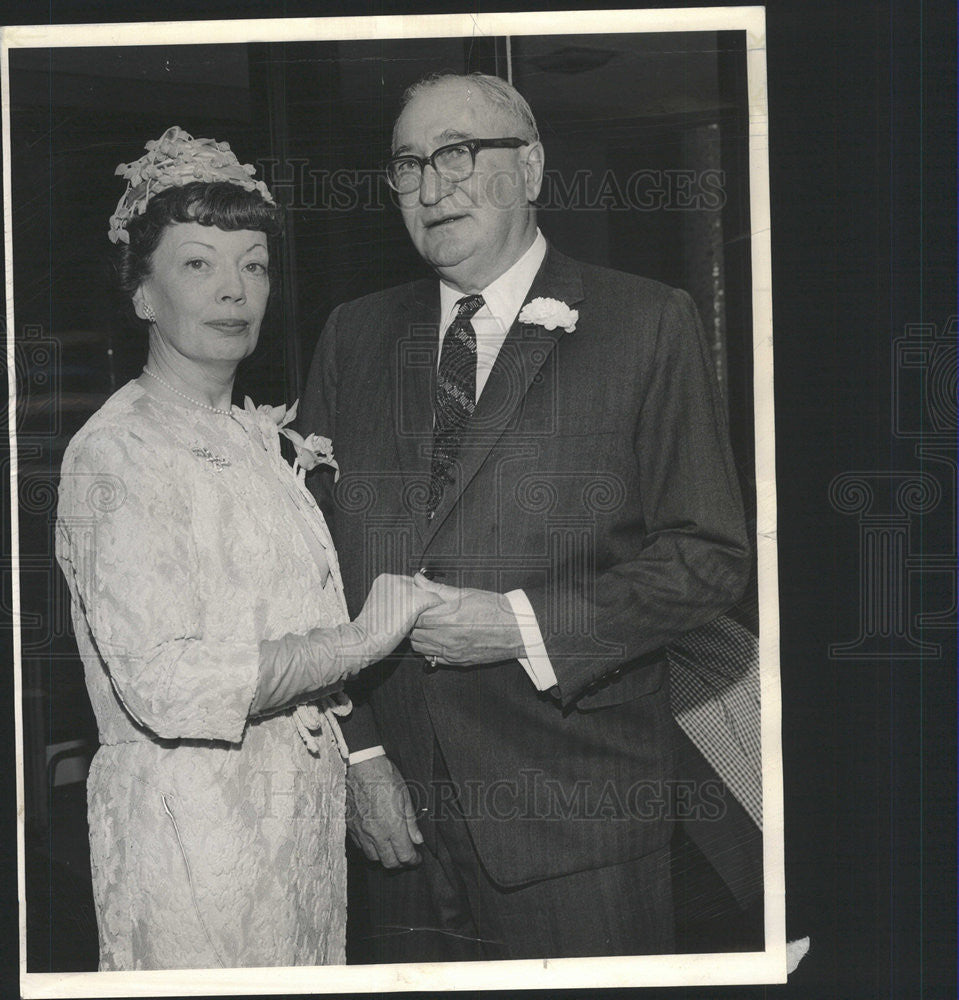 1963 Press Photo Mr and Mrs Edward Morris - Historic Images