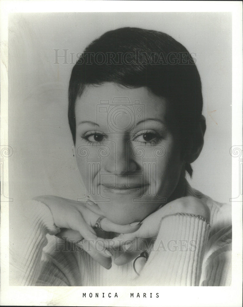 1974 Press Photo Miss Monica Maris,singer - Historic Images