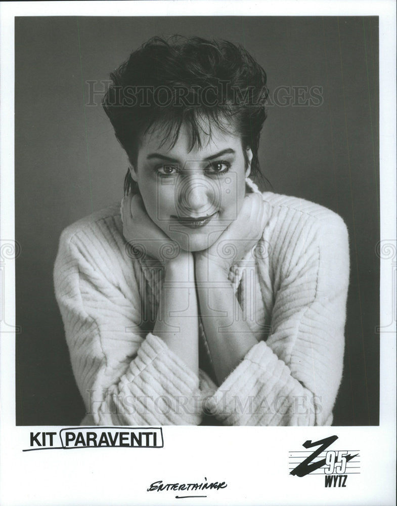 1986 Press Photo Kit Paraventi,singer - Historic Images