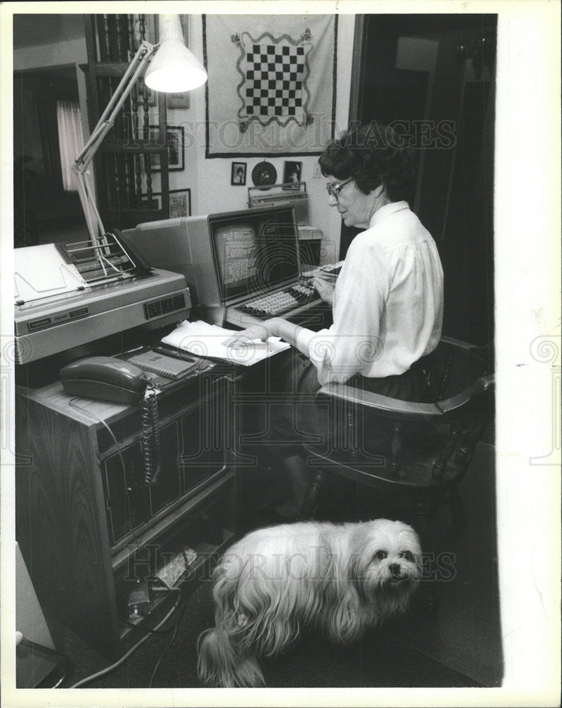 1984 Press Photo Mary Frances Shura,author - Historic Images