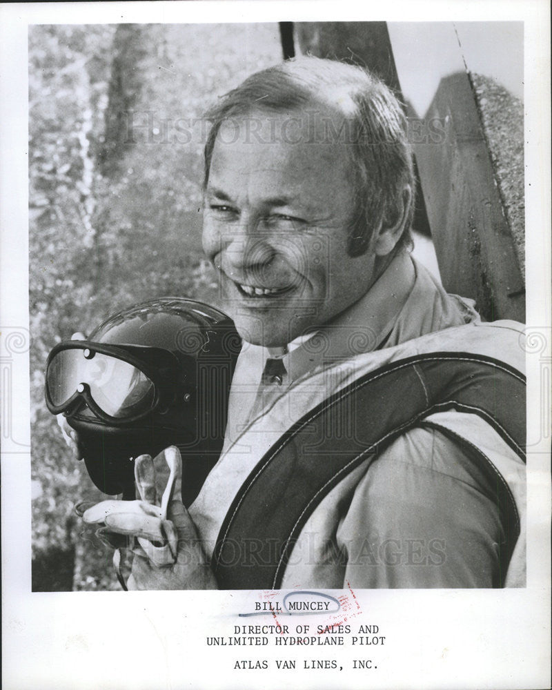 1970 Press Photo Bill Muncey,hydroplane champion - Historic Images