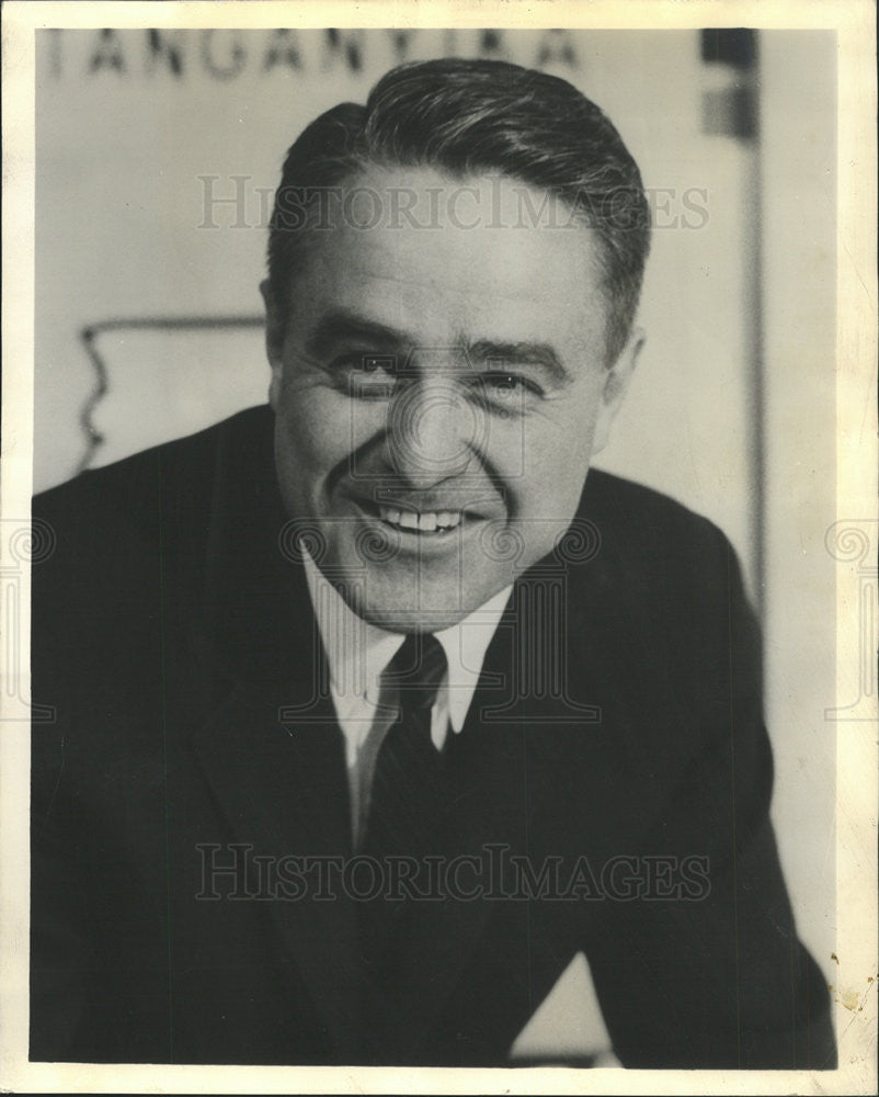 1964 Press Photo Sargent Shriver Jr - Historic Images