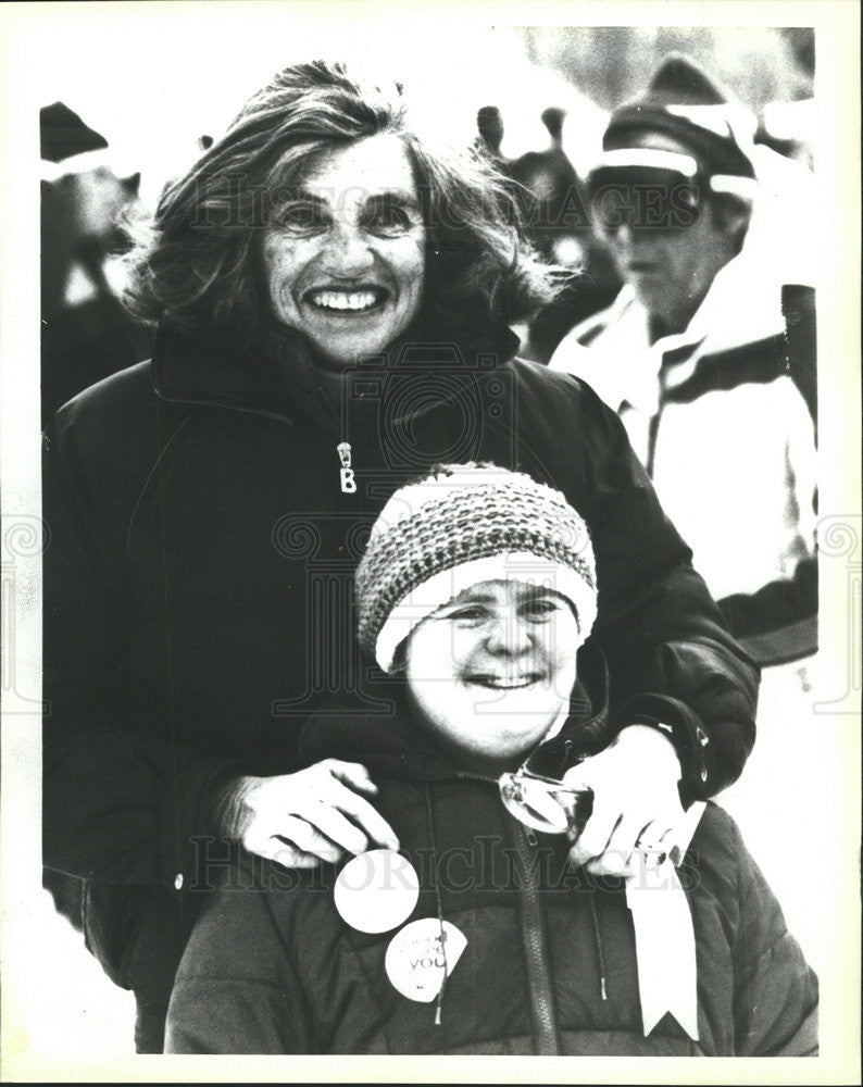 1982 Press Photo Mrs Eunice Kennedy Shriver,Special Olympics - Historic Images