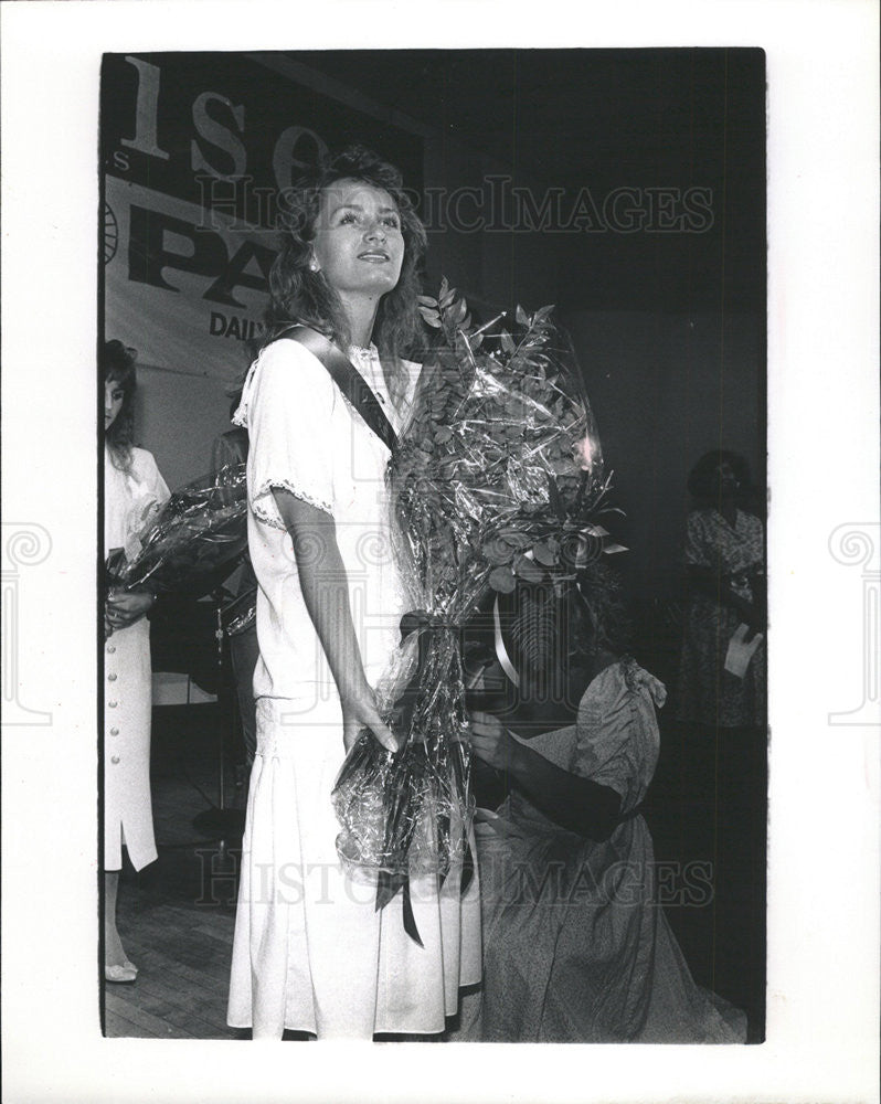 1989 Press Photo GRACE SIDAK MISS POLONAISE - Historic Images