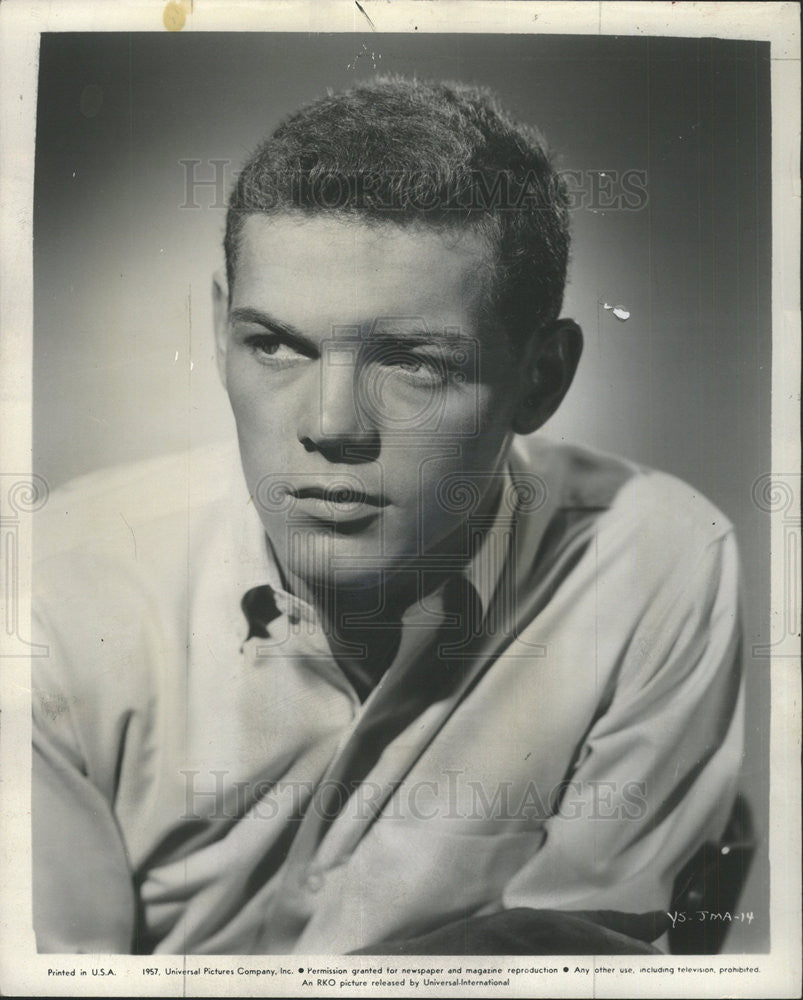 1957 Press Photo JAMES MACARTHUR AMERICAN ACTOR - Historic Images