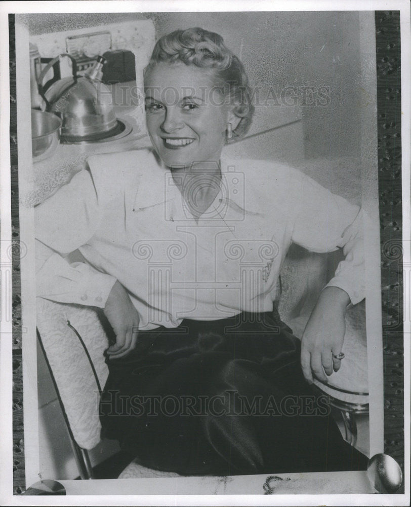 1957 Press Photo Ruth Weidner Marcus - Historic Images