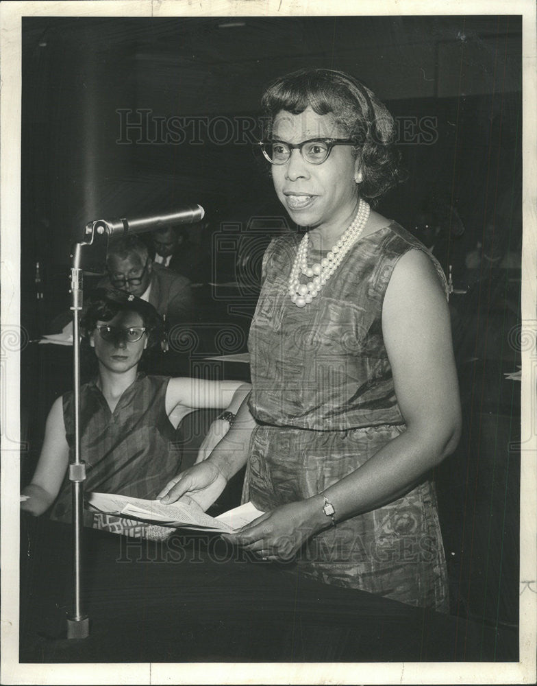 1963 Press Photo MRS. BERTICE MACDONALD NATIONAL ASSOCIATION SOCIAL WORKERS - Historic Images