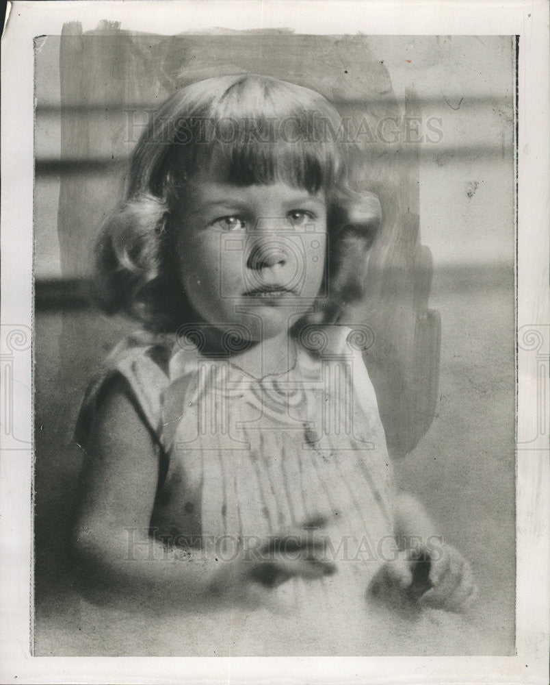 1951 Press Photo Muriel Lawrence as a child - Historic Images