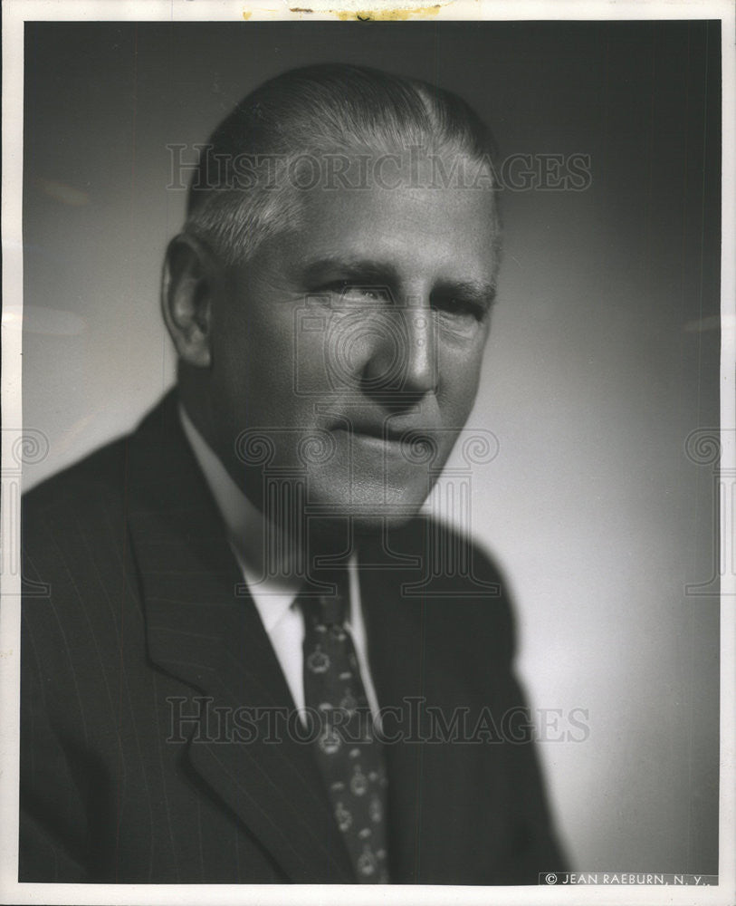 1953 Press Photo Charles Macfie new President of Revere Copper &amp; Brass Inc - Historic Images