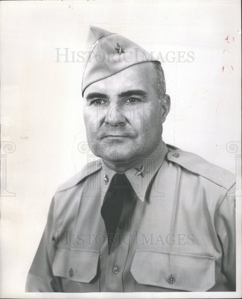 1956 Press Photo Major General Paul MacDonald - Historic Images