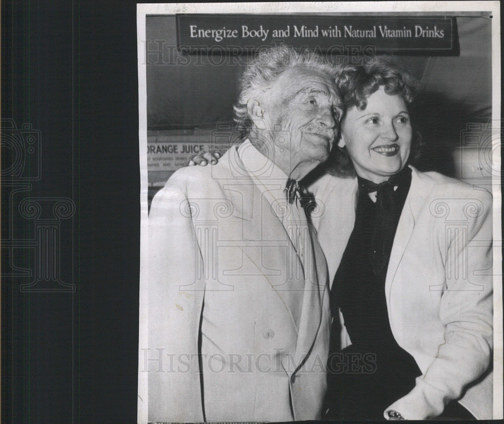 1948 Press Photo Bernar MacFadden governor Candidate - Historic Images