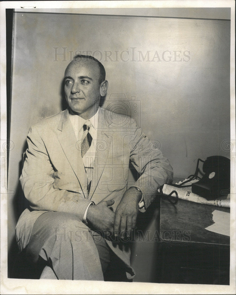 1957 Press Photo RICHARD SAMUELS DISTRICT LEGISLATIVE CANDIDATE - Historic Images