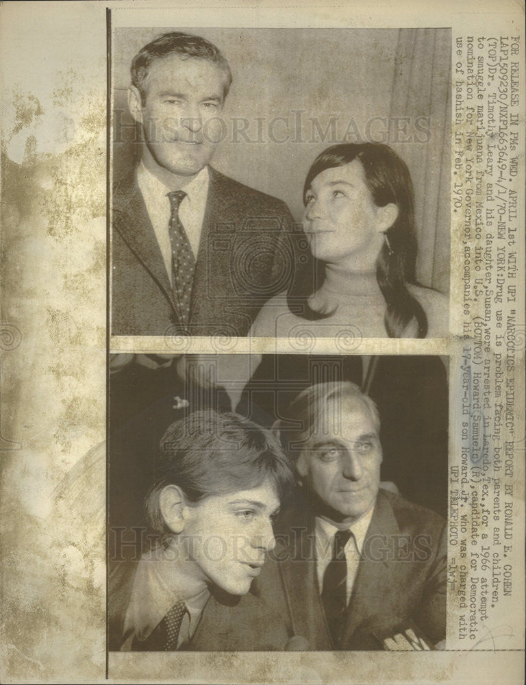 1970 Press Photo Howard Samuels candidate for Democratic nomination for New York - Historic Images