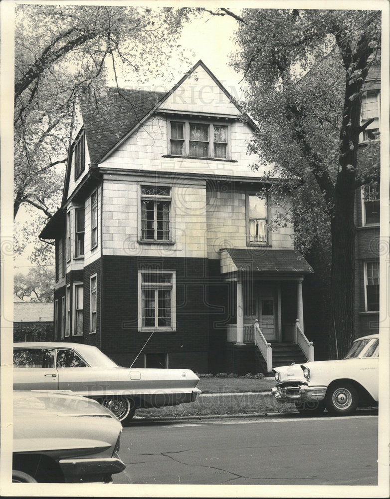 1963 Press Photo House that Carl Sandburg formerly lived in - Historic Images