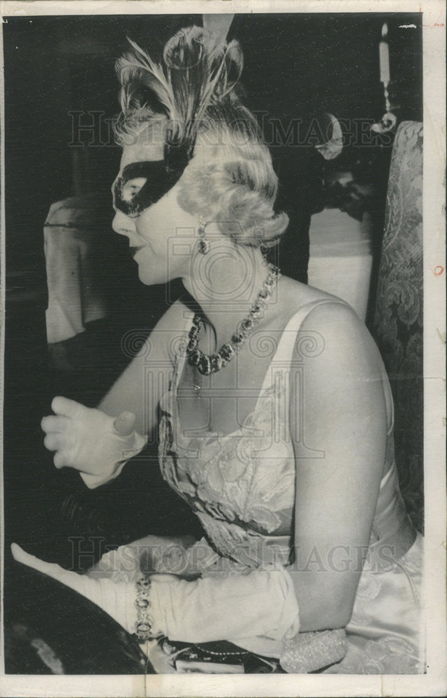 1955 Press Photo Mrs. Clare booth luce us ambassador Italy - Historic Images