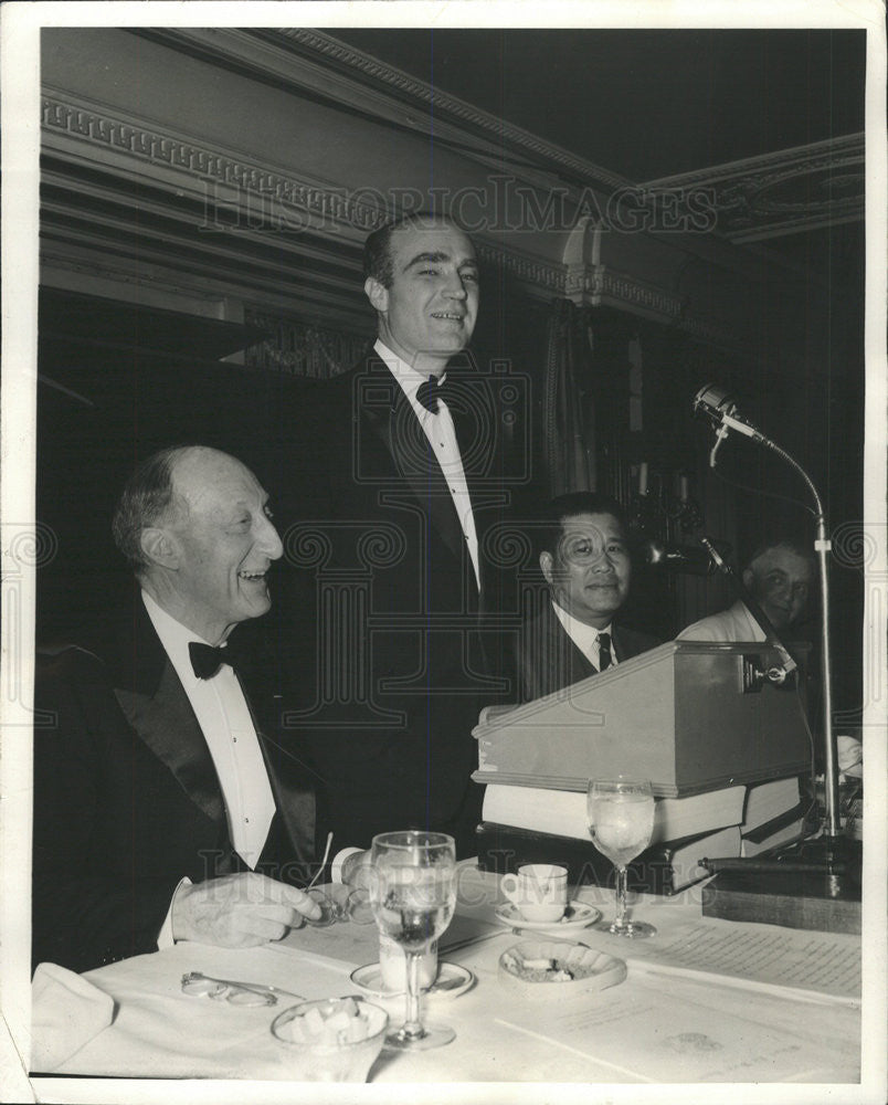 1941 Press Photo Henry Luce, editor of Life and Fortune magazine etal - Historic Images