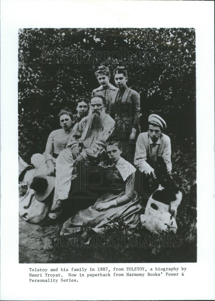 press photo Henry Troyat author &quot;Tolstoy and his Family&quot; - Historic Images