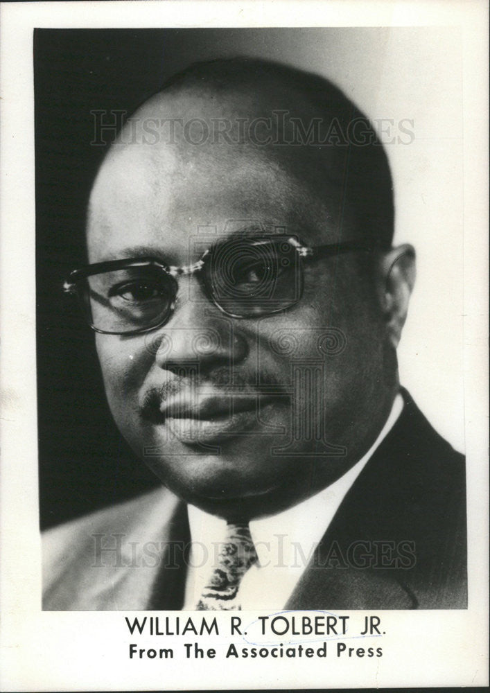 1974 Press Photo William R. Tolbert Jr - Historic Images