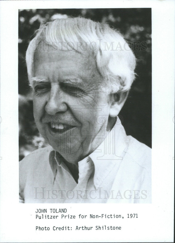 1971 Press Photo John Toland,author - Historic Images