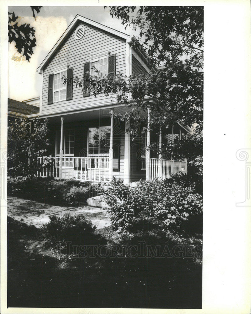 1983 Press Photo The Newbury Model Home - Historic Images