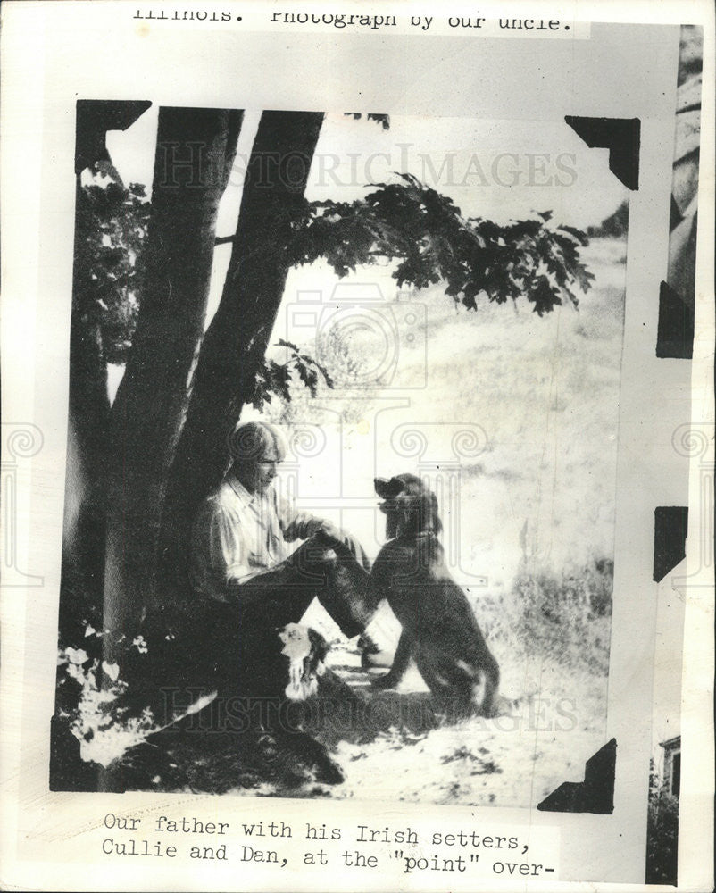 1963 Press Photo Carl Sandburg Biographer Poet Author - Historic Images