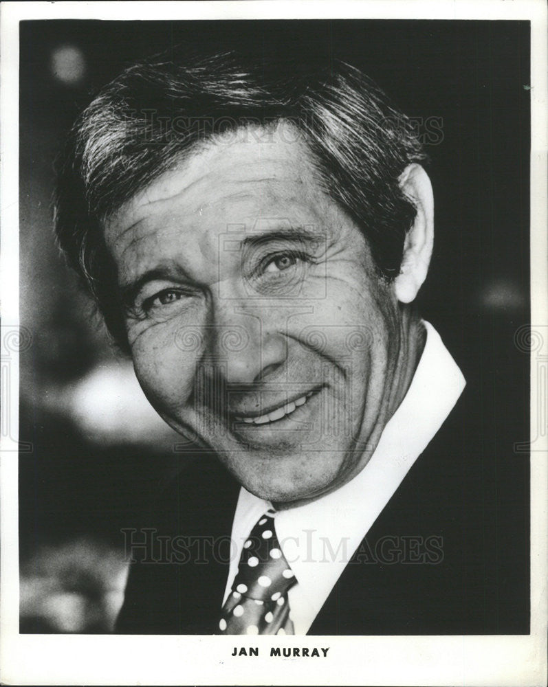 1977 Press Photo Jan Murray Stand-Up Comedian Actor Game Show Host Borscht Belt - Historic Images