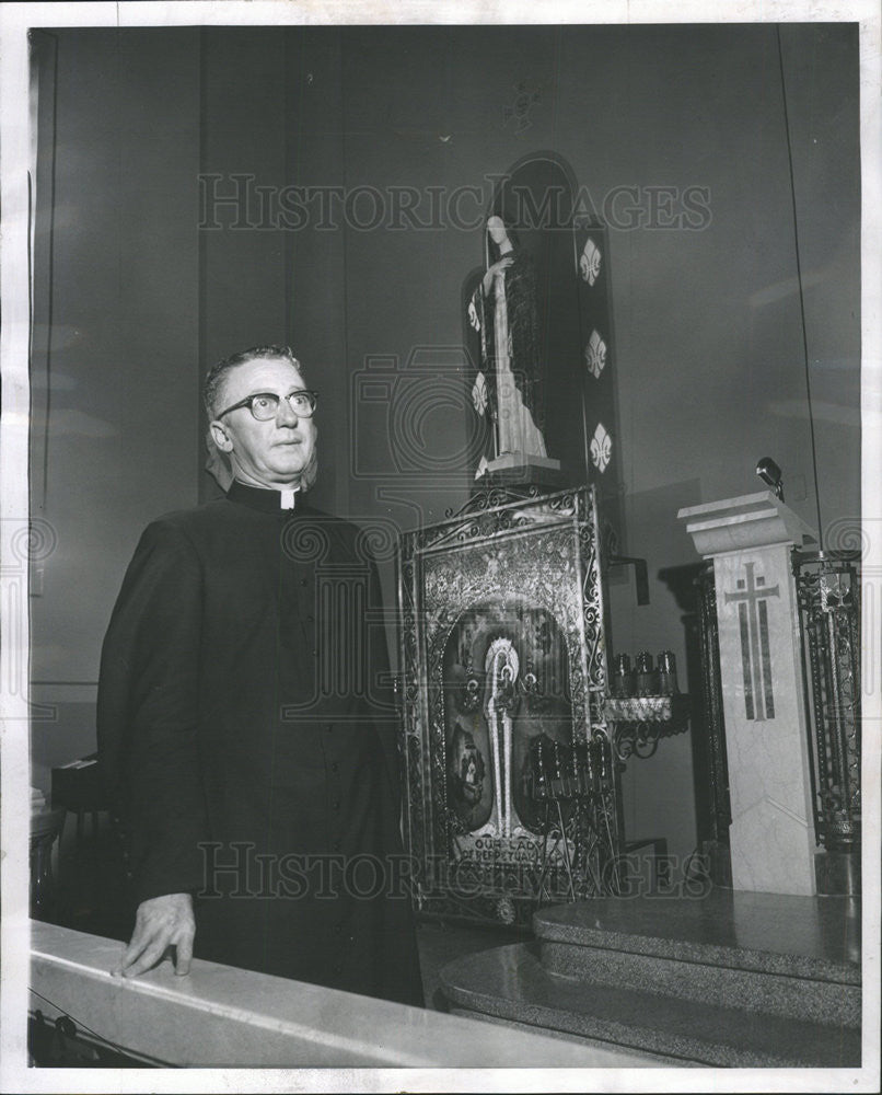 1959 Press Photo Reverend Daniel J Murray Church Catholic - Historic Images