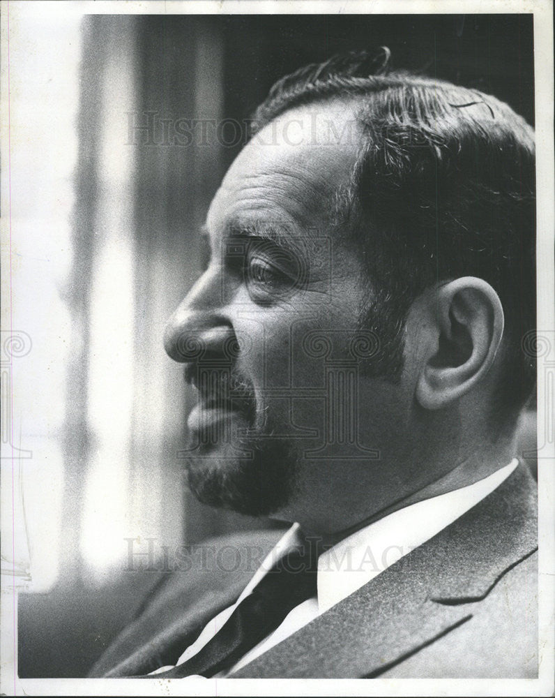 1969 Press Photo Salk Incorporated President Salk Profile Candid - Historic Images