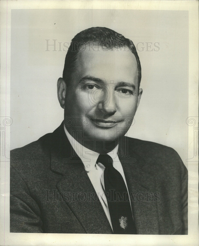 1960 Press Photo Erwin A. Salk  mortage banker - Historic Images