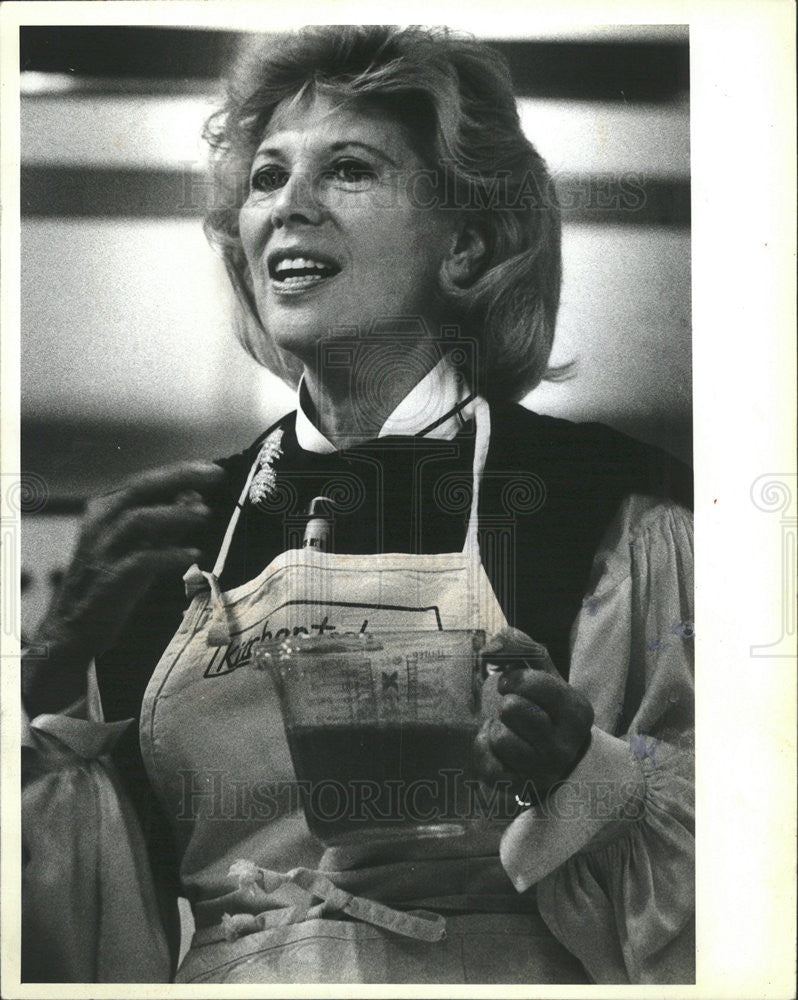 1984 Press Photo Dinah Shore,actress - Historic Images