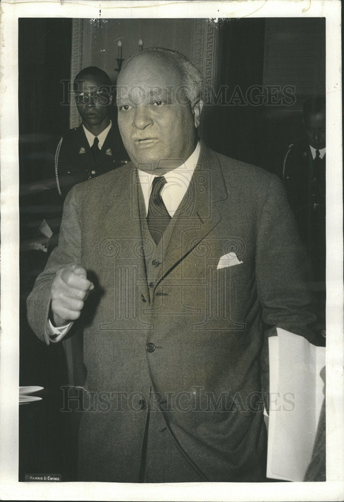 1942 Press Photo President Elie Lescot of Haiti - Historic Images