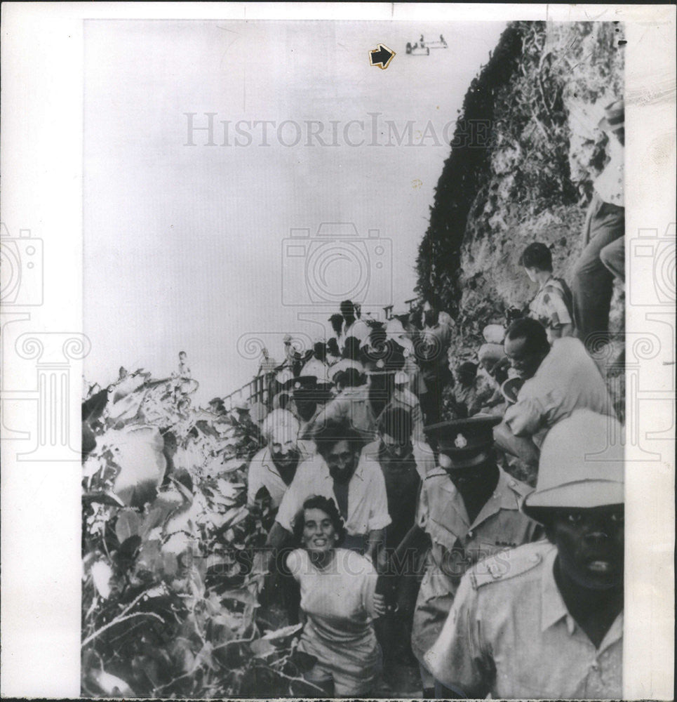 1959 Press Photo baloon gondola carried the 3000 mile to West Indies before crashing - Historic Images