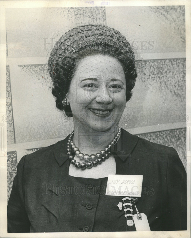 1964 Press Photo Mrs. Andrew Mrva Nominee President Regional PTA - Historic Images