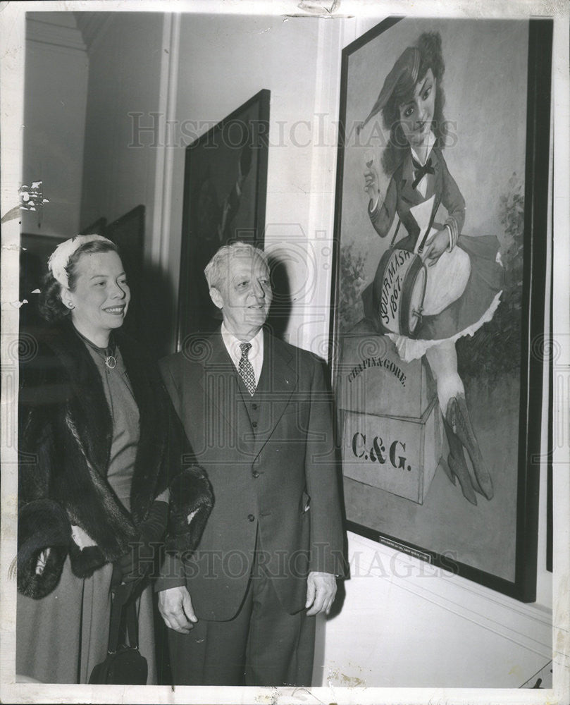 1955 Press Photo Mrs. Otto Medlener, Vice Chairman of  Historical Society - Historic Images