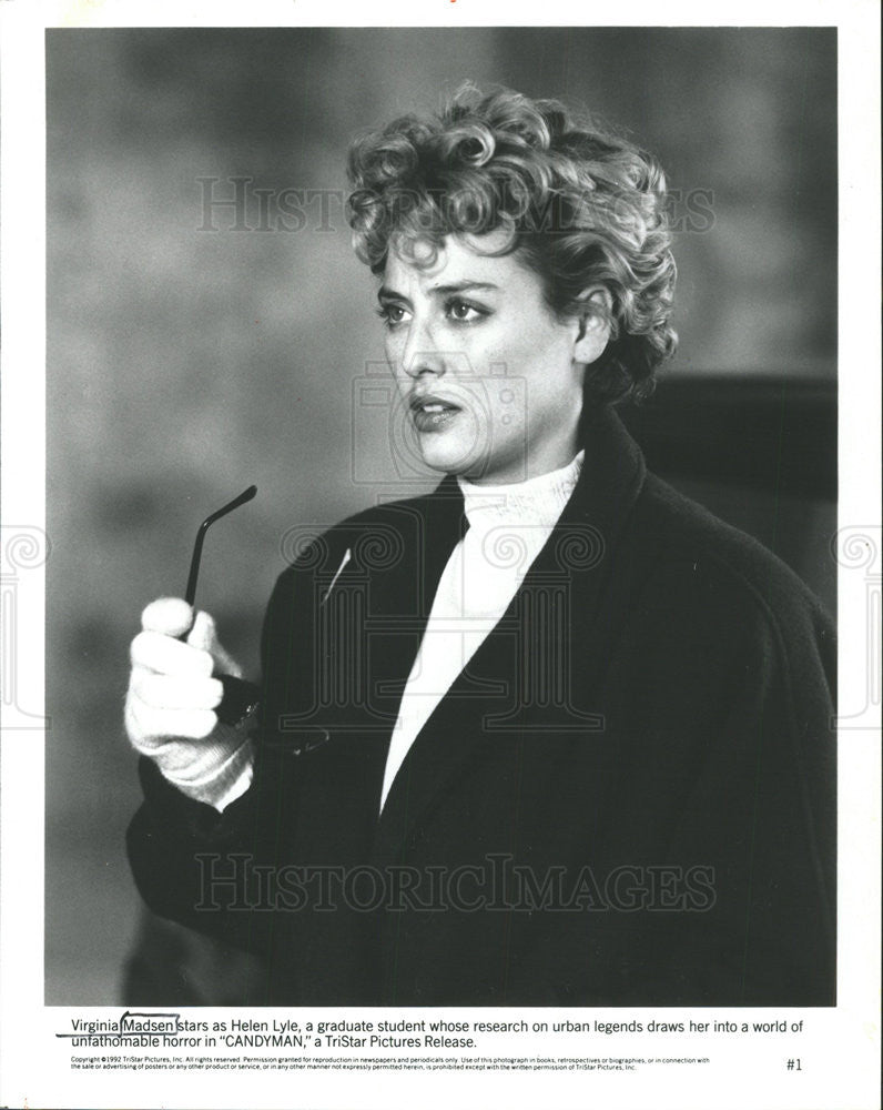 1992 Press Photo Virginia Madsen stars in &quot;Candyman&quot; TriStar Pictures - Historic Images