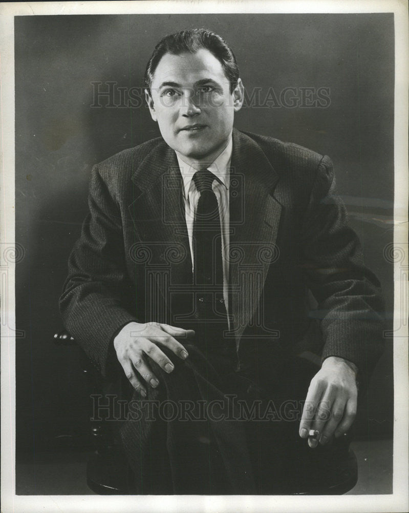 Press Photo Actor Herbert Rudley - Historic Images