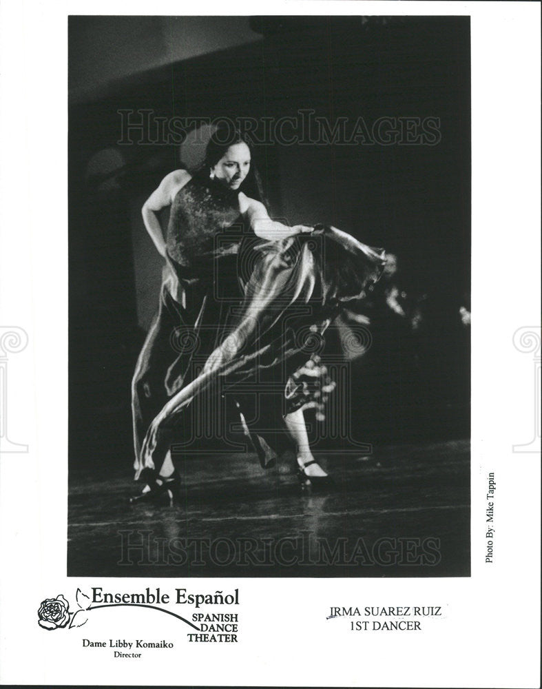 Press Photo Dancer Irma Suarez, Ensemble Espanol - Historic Images