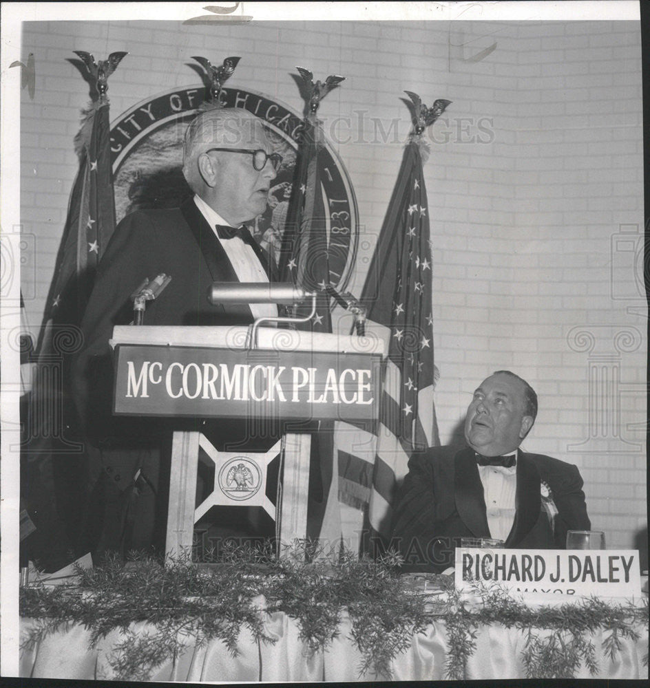 1960 Press Photo Arthur Motley US Chamber of Commerce - Historic Images