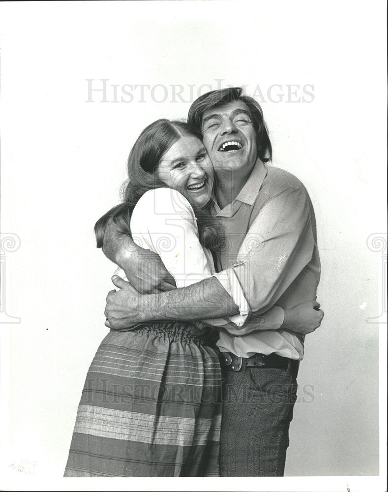 1971 Press Photo Kingston Mines Theater Actors Ruhl Wallace Characters Portrait - Historic Images