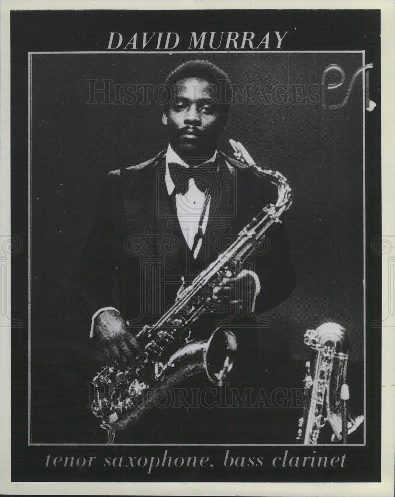 1981 Press Photo Davis Murray Tenor saxophonist - Historic Images