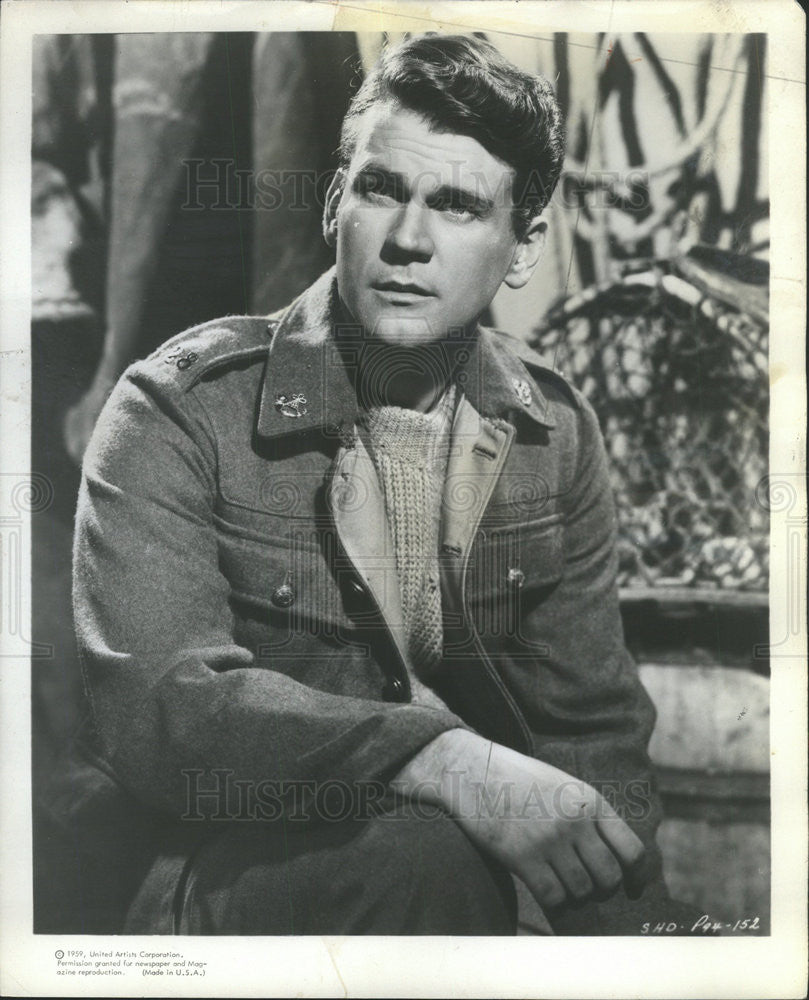 1959 Press Photo Don Murray Actor - Historic Images