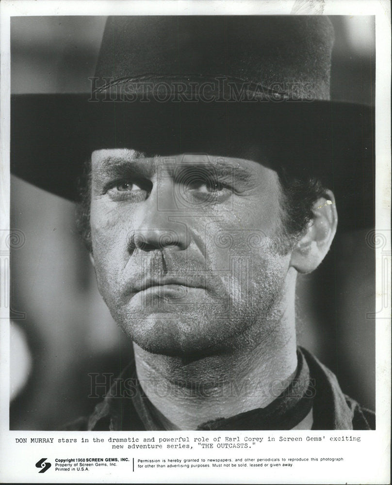 1969 Press Photo Don Murray,actor - Historic Images