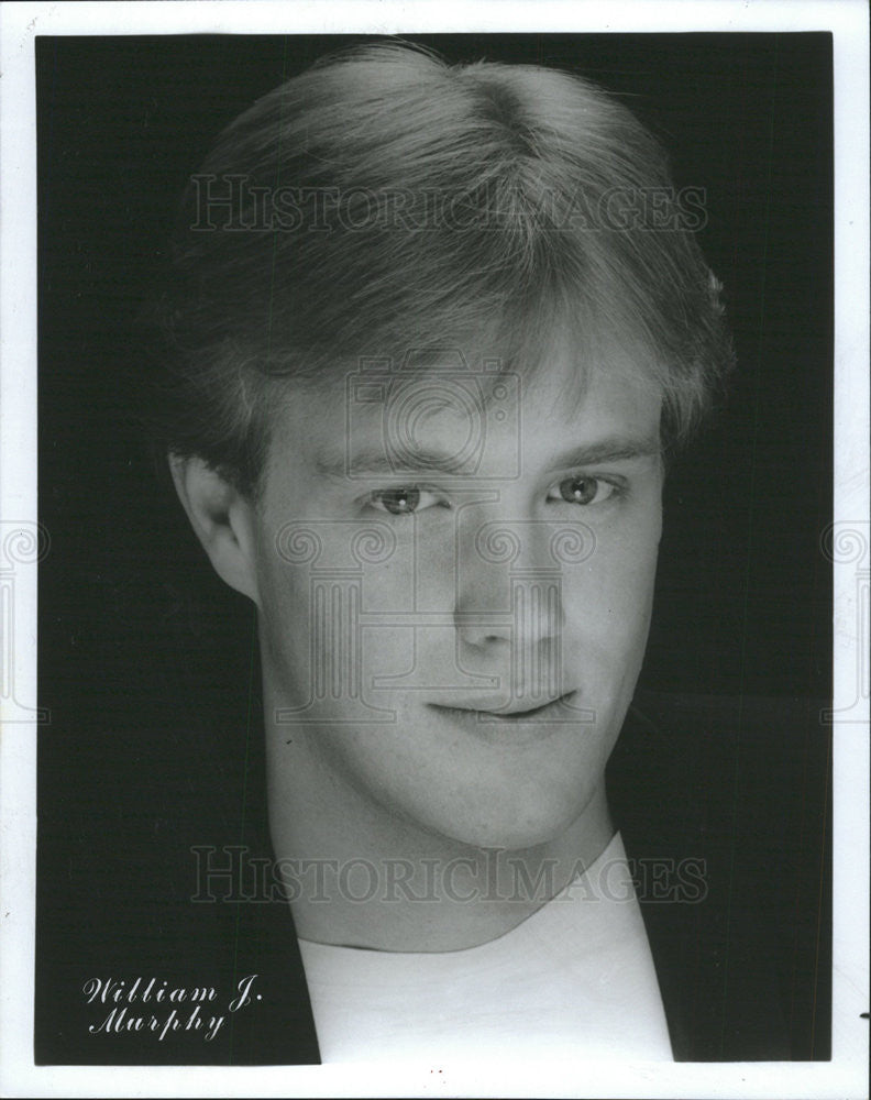 1986 Press Photo William Murray actor - Historic Images